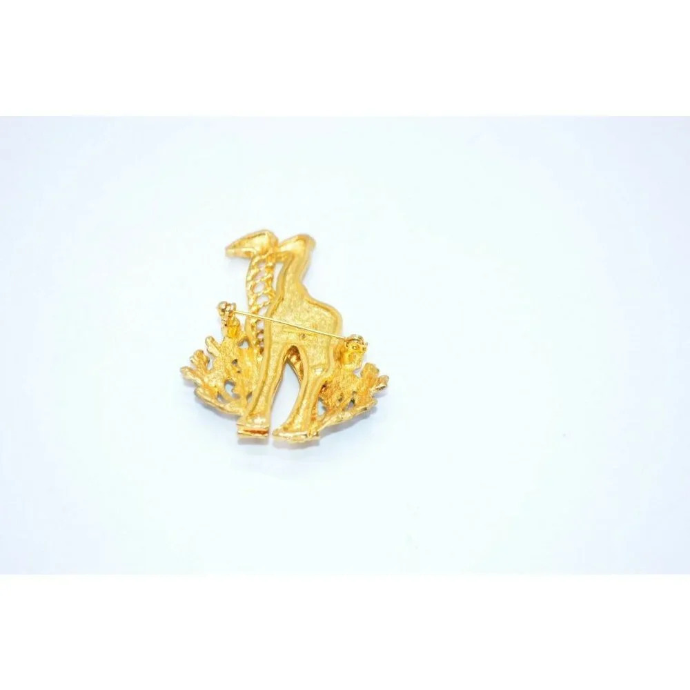 KC Kenneth Cole Topaz Rhinestone Green Giraffe - Picture 5 of 6